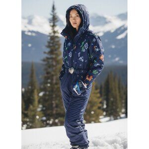 OBERMEYER Snapdragon Floral Ski Suit One-Piece Snowsuit